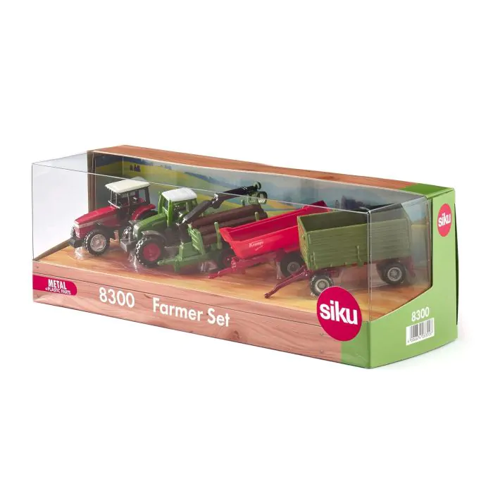 Zestaw pojazdów rolniczych Siku Farmer Set 2024 – ciągniki i przyczepy