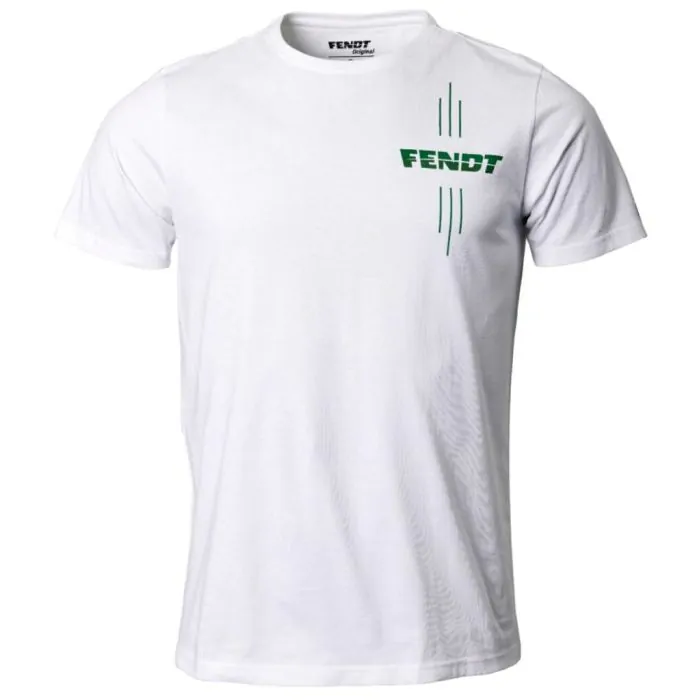 T-shirt Fendt Natural Line T-Shirt Unisex – biała koszulka z